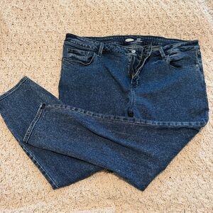 Old Navy Dark Blue Skinny Jeans Size 24